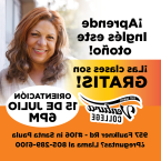 Aprende ingles est onono. las clases son Gratis. Orientacion 15 de julio a las 6 p.m. 福克纳路957号. 圣宝拉. Preguntas Llama at 805-289-6100澳门皇家赌城在线大学 东校区